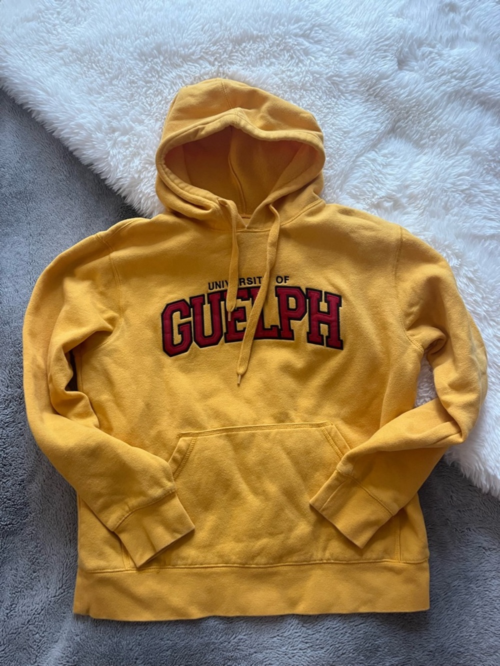 The University of Guelph Yellow Hoodie